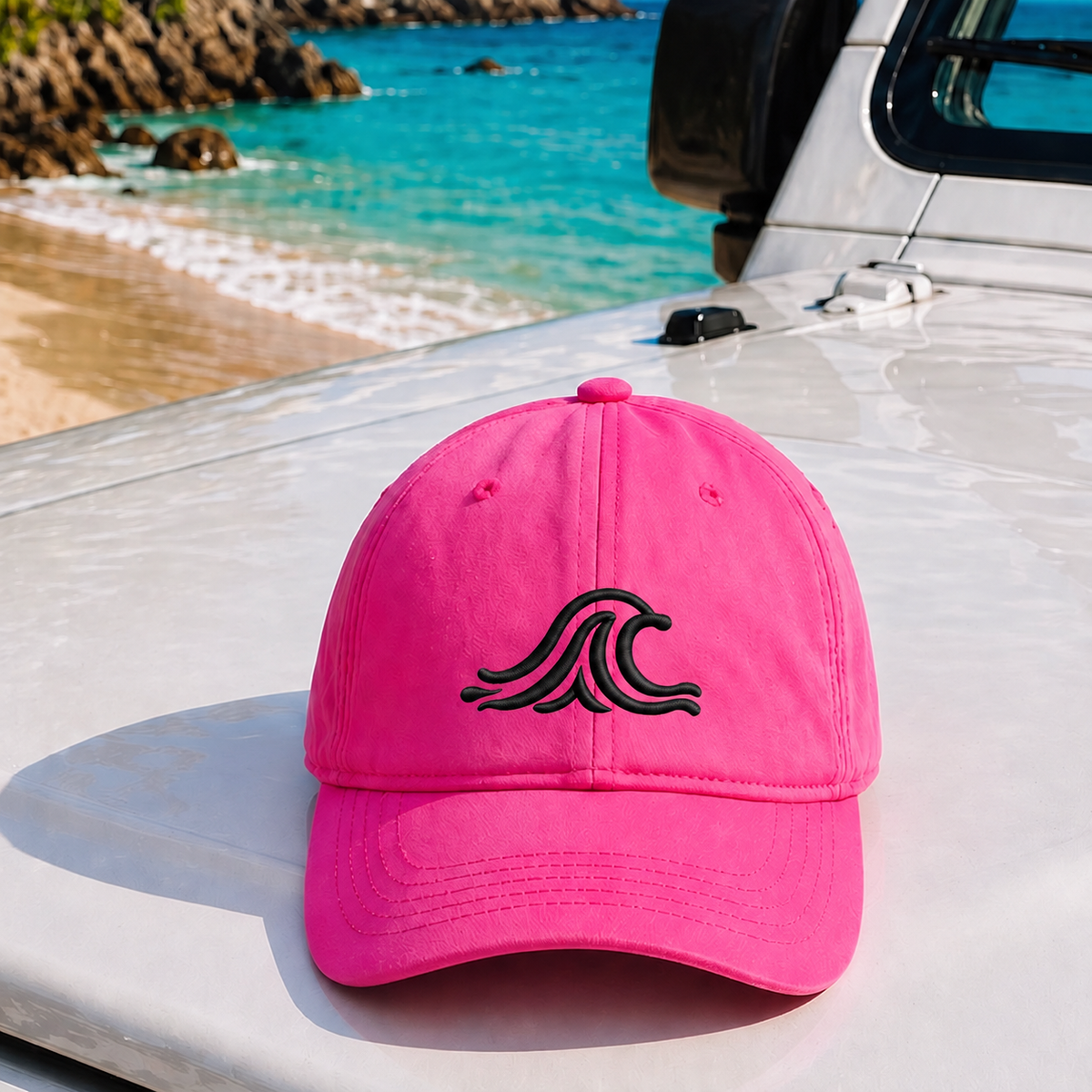 Waves – Embroidered Baseball Hat