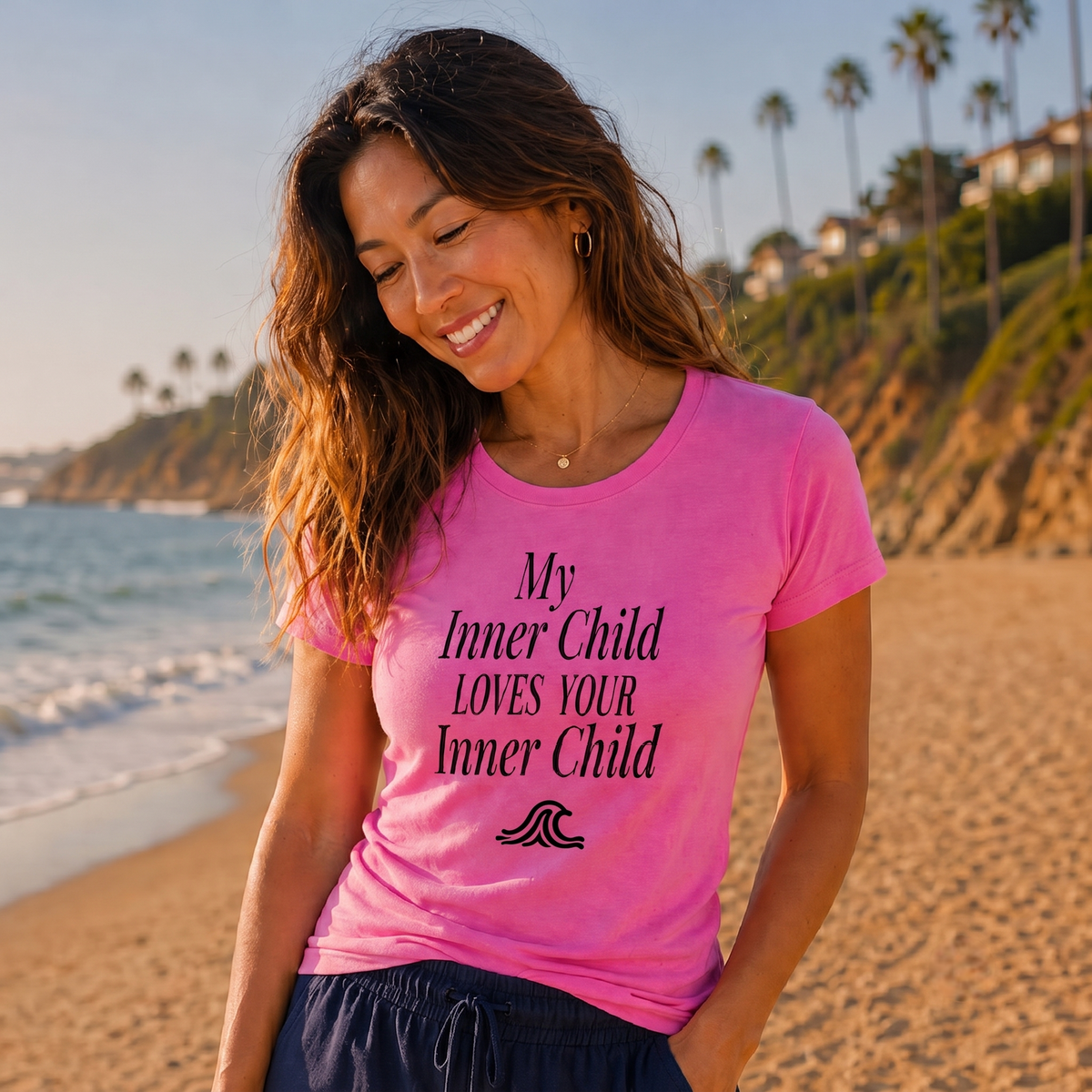 My Inner Child LOVES YOUR Inner Child - Women’s Baby T-Shirt