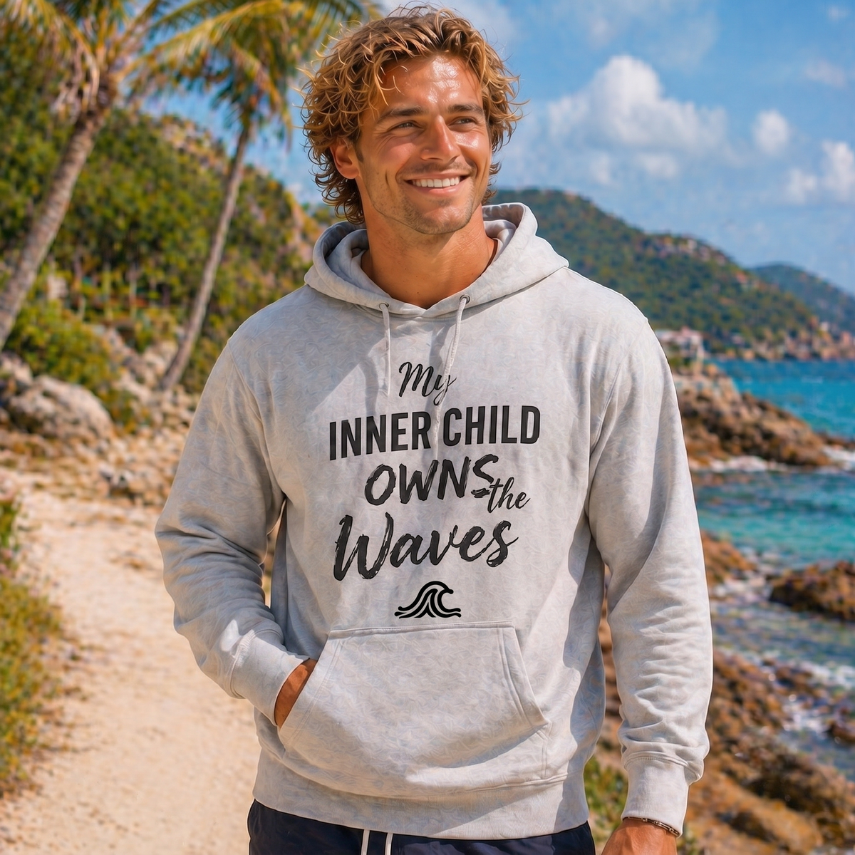 My Inner Child Owns the Waves - Hoodie