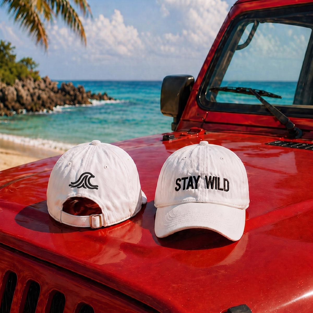 STAY WILD – Embroidered Baseball Hat