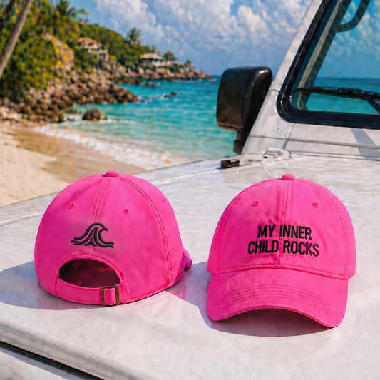 MY INNER CHILD ROCKS – Embroidered Baseball Hat