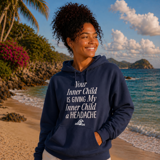 Your Inner Child IS GIVING My Inner Child a HEADACHE - Girls Hoodie
