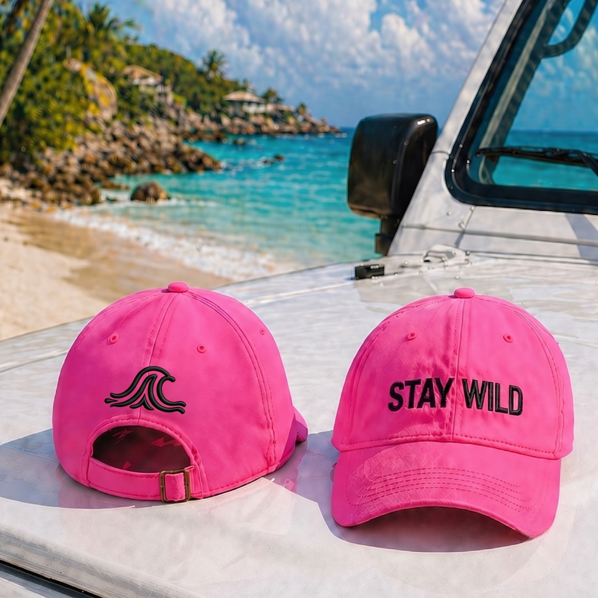 STAY WILD – Embroidered Baseball Hat