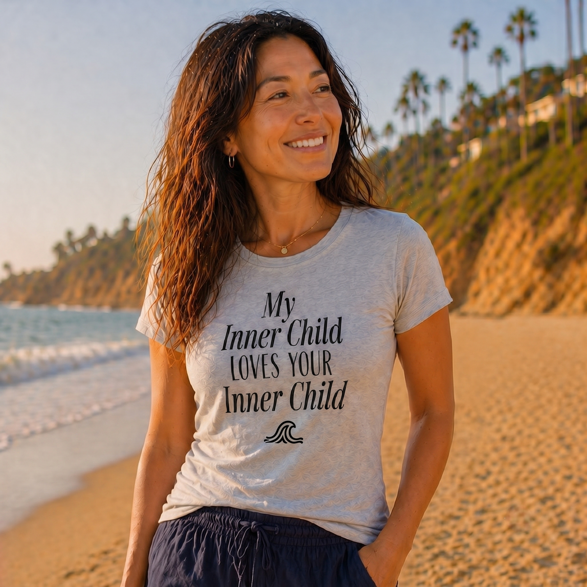 My Inner Child LOVES YOUR Inner Child - Women’s Baby T-Shirt