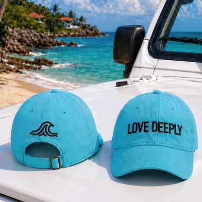 LOVE DEEPLY – Embroidered Baseball Hat