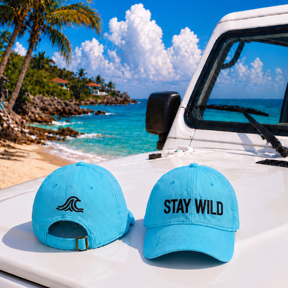 STAY WILD– Embroidered Baseball Hat